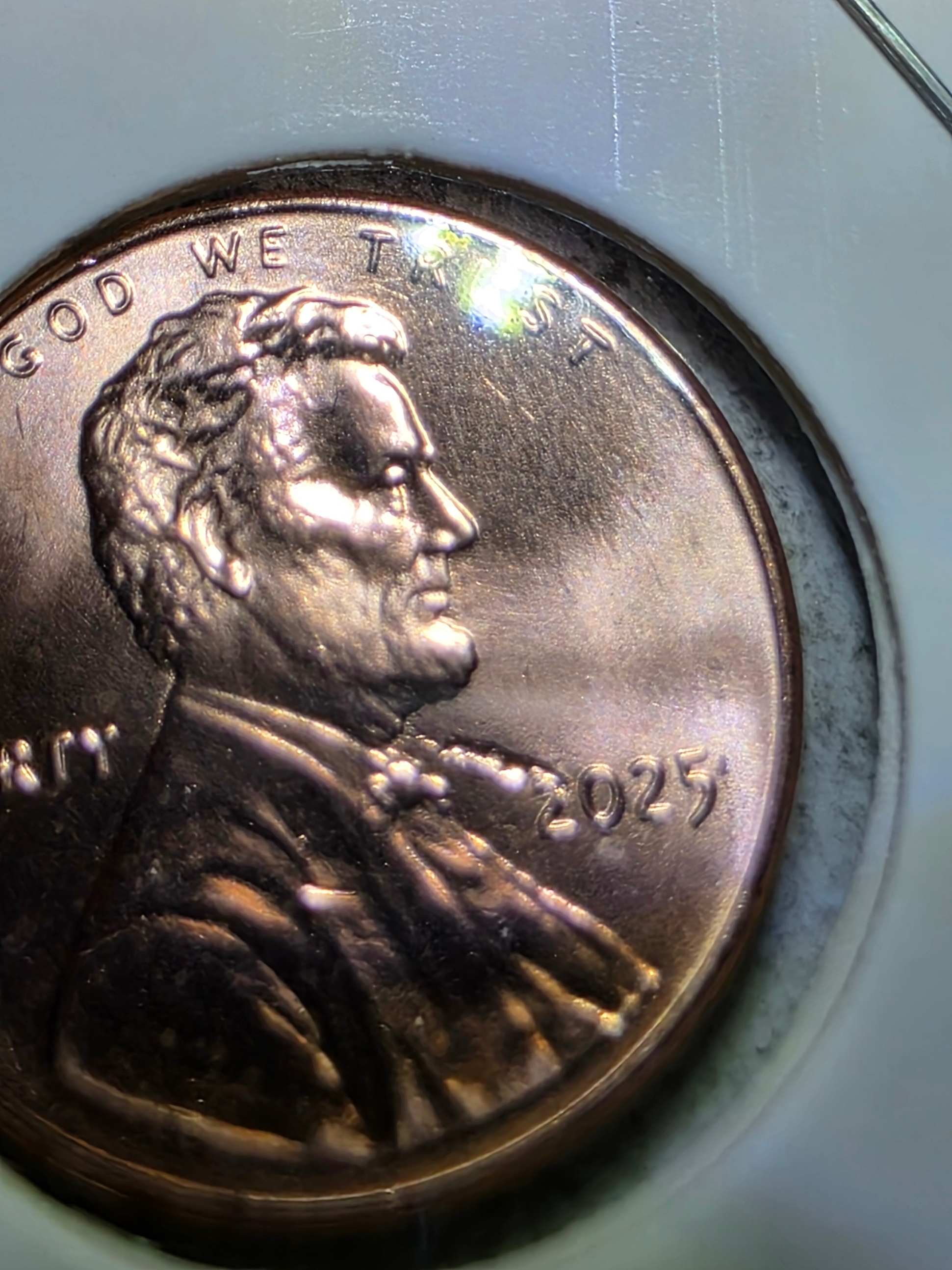 2025-P-Penny-From-New-Roll-With-What-I-Think-Are-Cud-Errors.-I-Have-More-Than-1-Of-These.